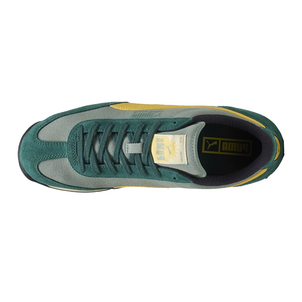 PUMA Easy Rider Weathered Mens Green, Grey, Yellow Sneakers Casual Shoes 4003970