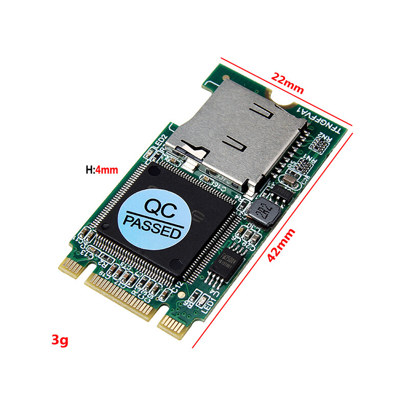 TF Micro-SD to B-key NGFF M.2 Adapter Card Micro SD TF Card Reader Card