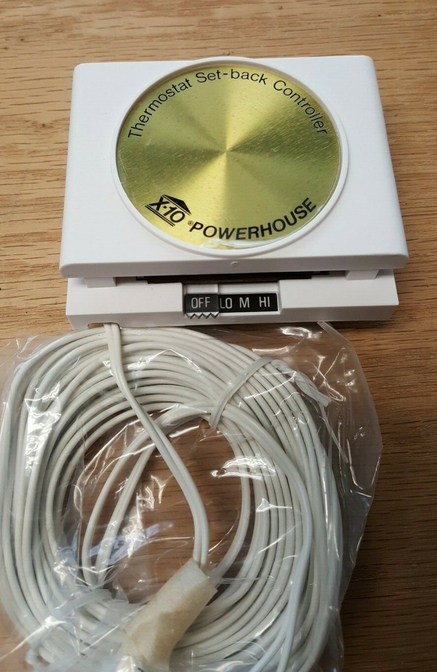 NOS X10 Thermostat Set-Back Controller TH2807-C Powerhouse HVAC Complete