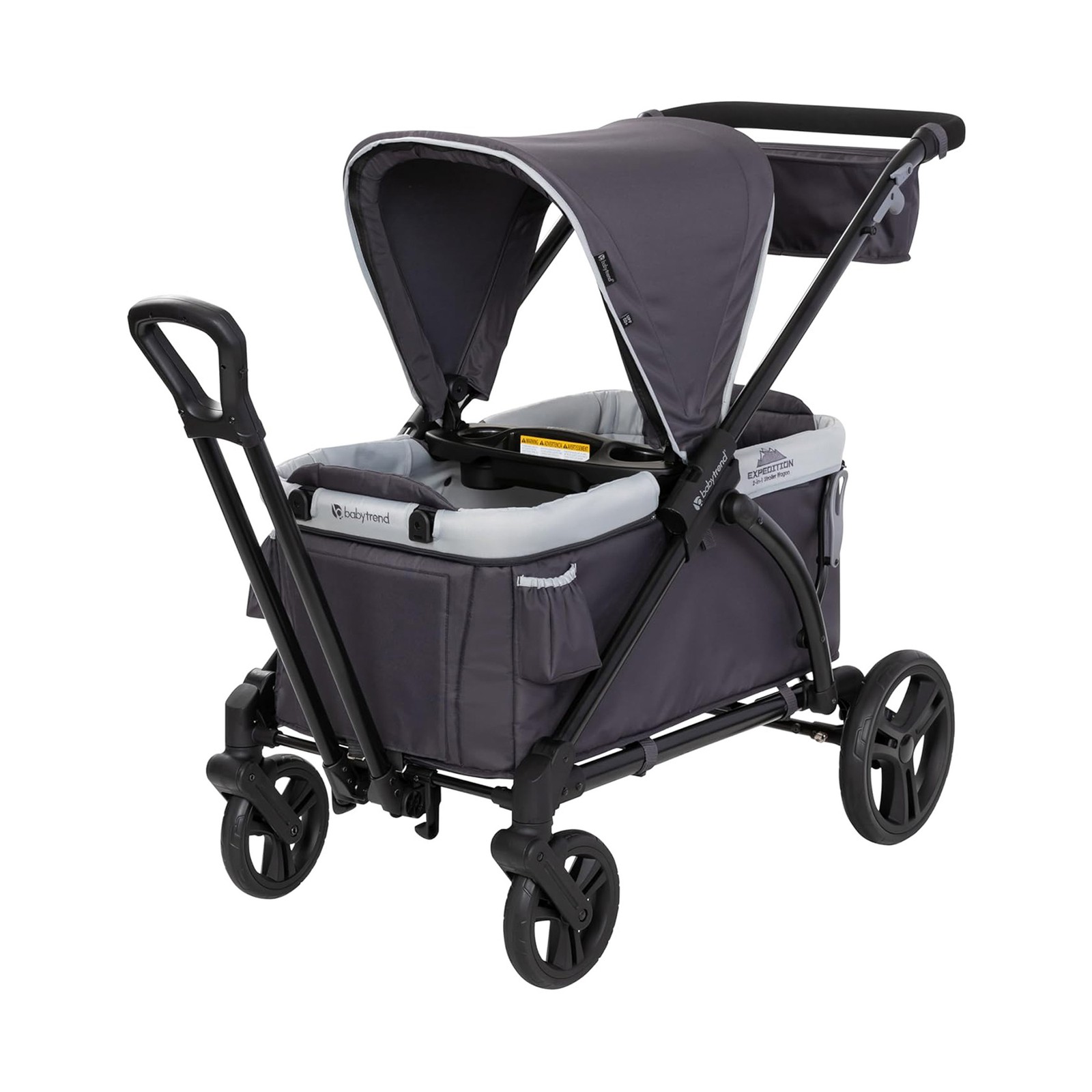 Baby Trend Expedition 2in1 Push/Pull Stroller Wagon w/ Canopy, (Open Box)
