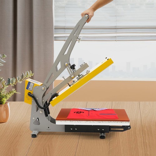 Clamshell Semi-Auto Open Heat Press Machine with Slide Out Function Heavy Duty