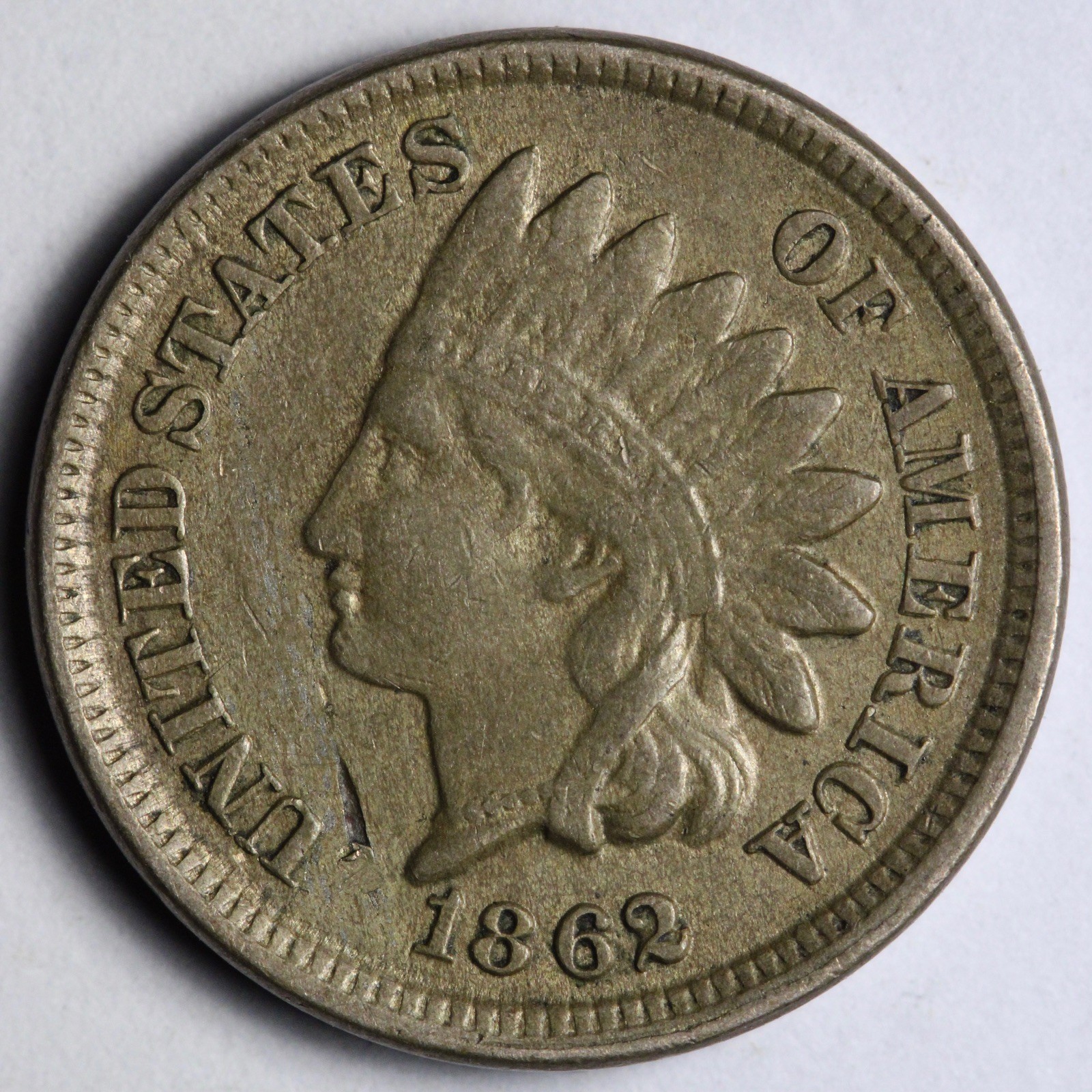 1862 Indian Head Cent Penny XF+ E148 GDNM
