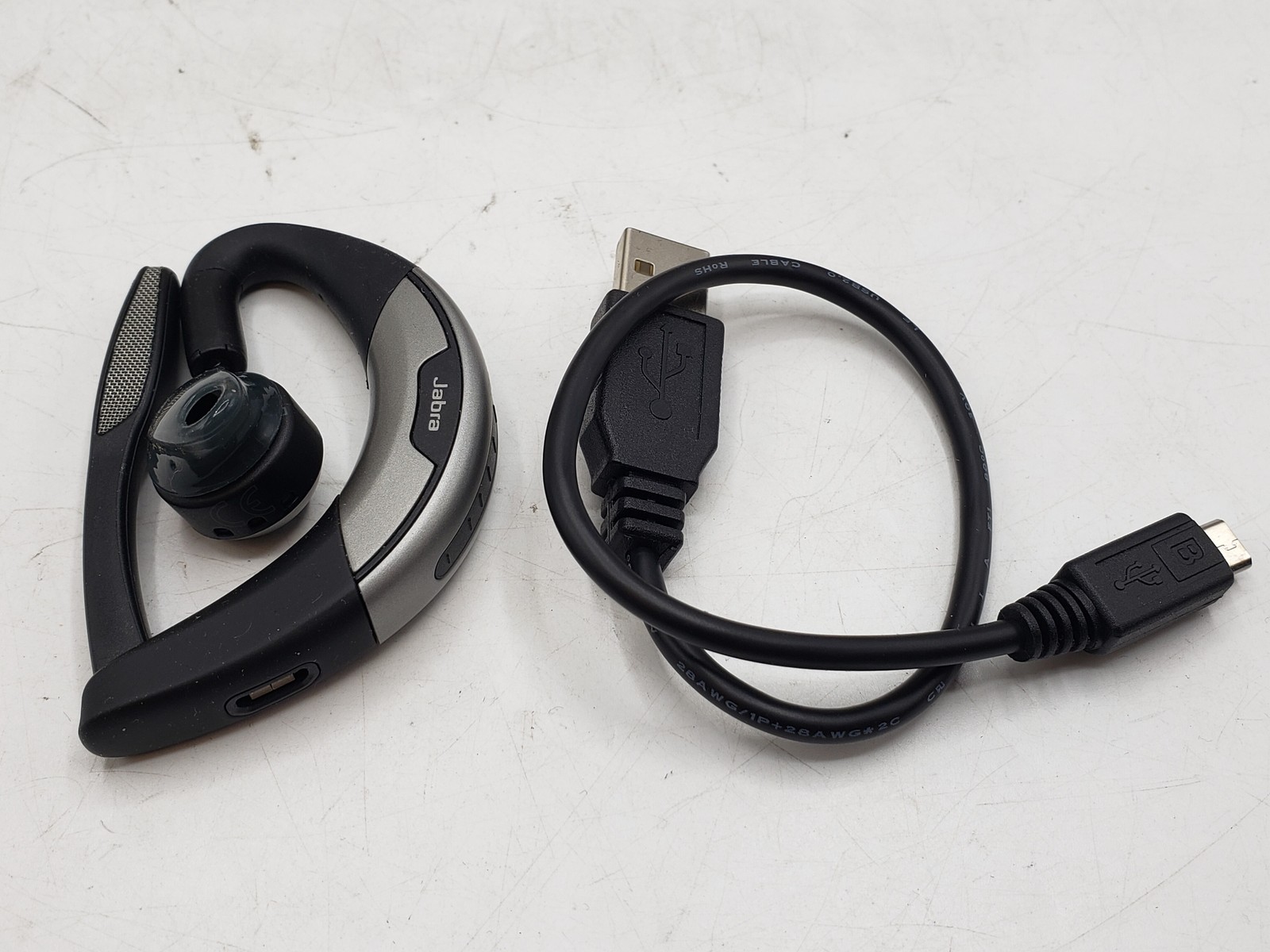 Jabra Motion Office UC Bluetooth Headset BTE6 w/ Micro USB Cable - NO USB DONGLE