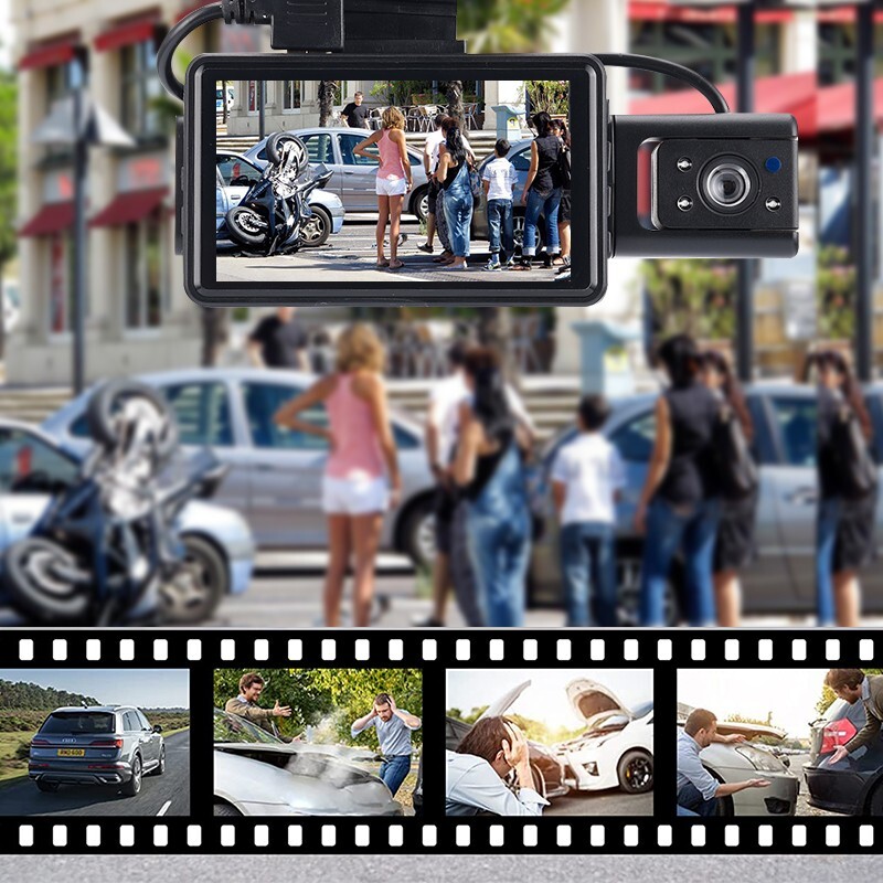 3inch Dash Cam Car DVR Driving Recorder Front Inside Camera Night Vision 170°