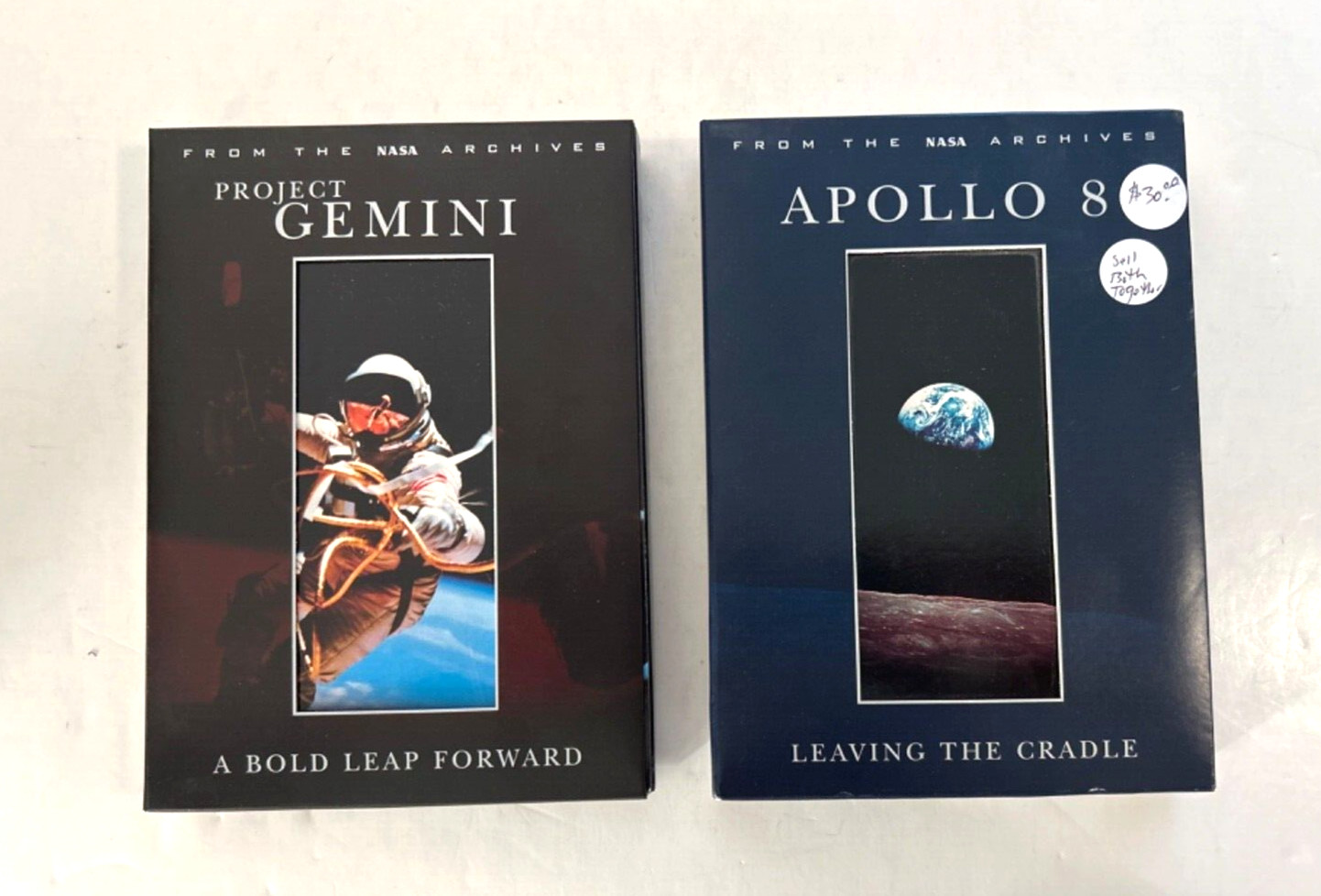 The NASA Archive Project Gemini and Apollo 8 Set of 2 DVD Collections