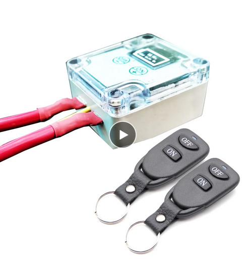 Car Battery Switch Cut Off Disconnect Isolator Master Kill Kit W/Remote Control