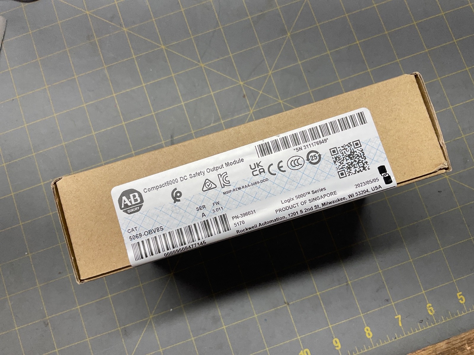 SEALED ALLEN BRADLEY 5069-OBV8S Compact 5000 DC Ser. A WISCONSIN SN311176949