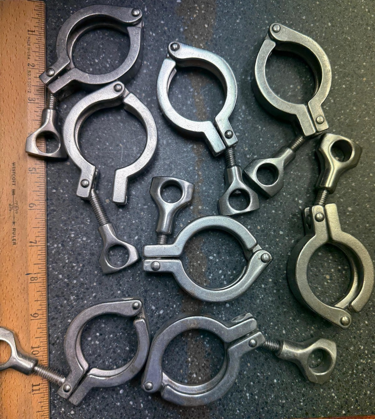 Stainless Steel Tri-Clamp/Tri-Clover 1.5 inch (1.5")