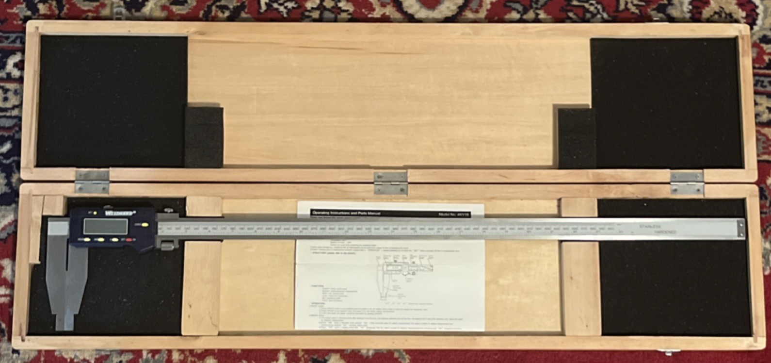 Westward  4KY19 - 24" Digital Caliper RS232 SPC Output 0.0005 in Resolution