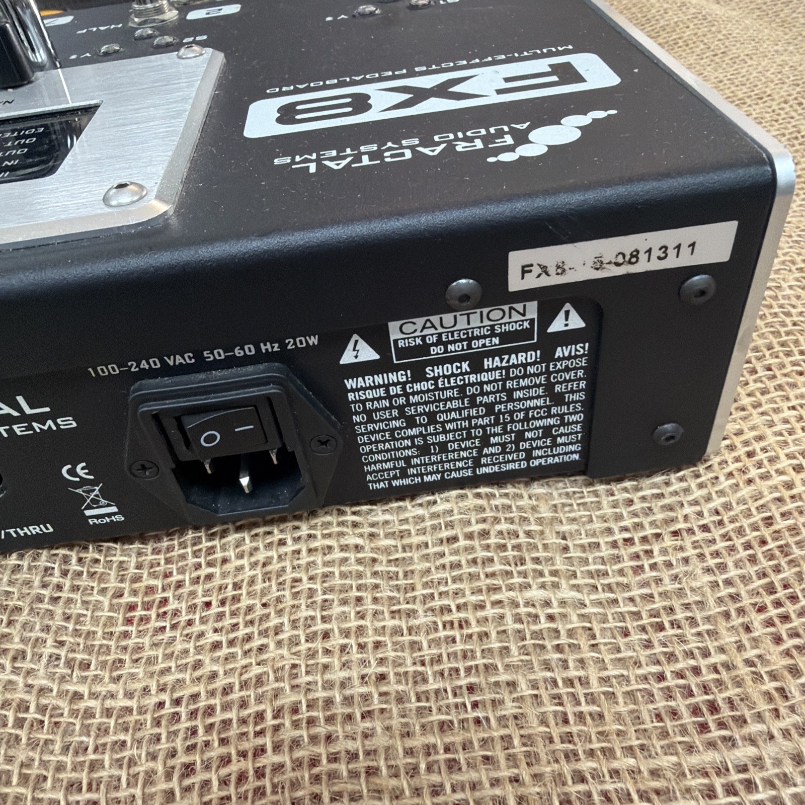 Fractal Audio Systems FX-8 Multi-Effects Pedalboard Processor for Guitarists