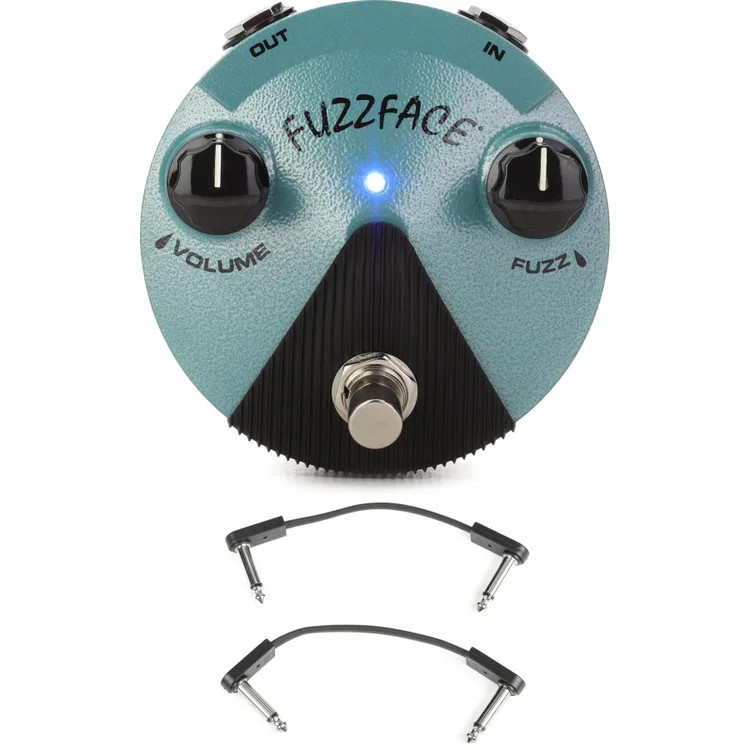 Dunlop FFM3 Jimi Hendrix Fuzz Face Mini Pedal with EBS Patch Cables