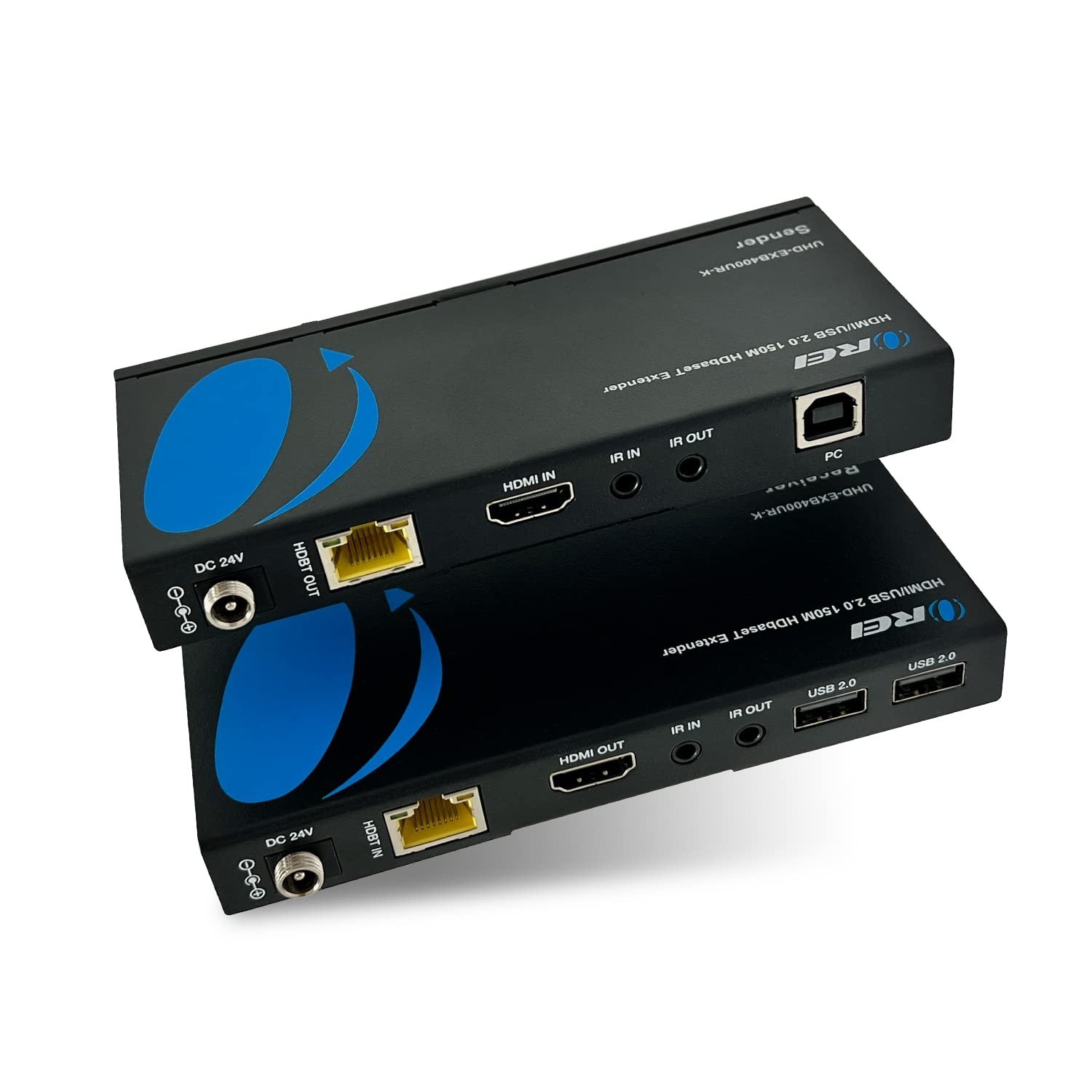 OREI HDMI Extender With HDBaseT Over Up To 400 Ft IR Control (UHD-EXB400UR-K)