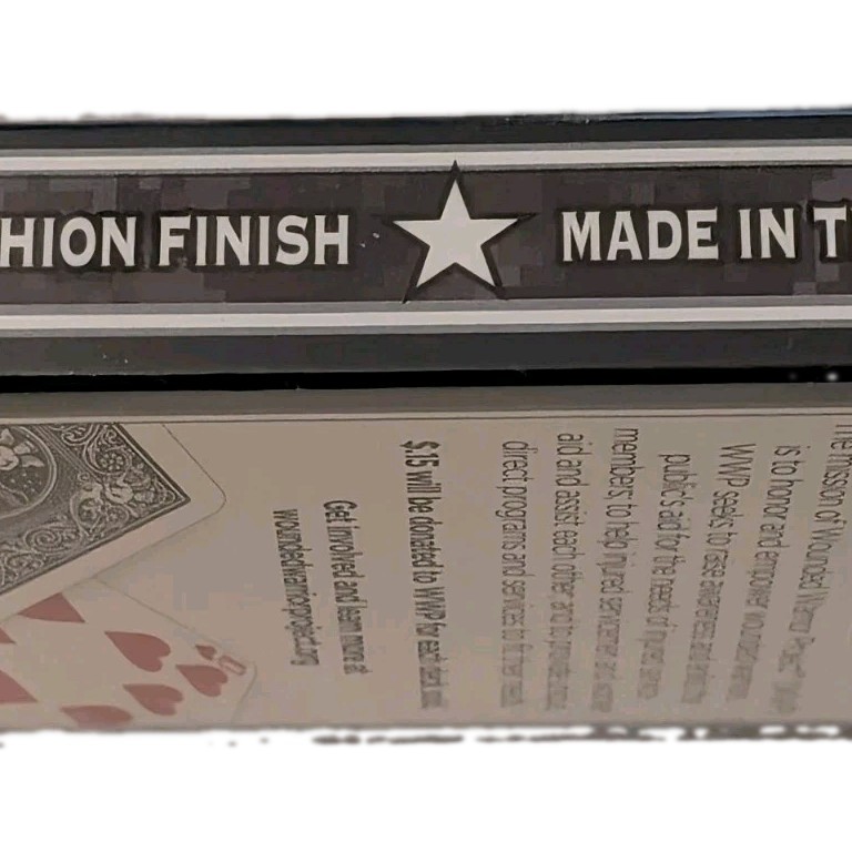 NEW Bicycle WOUNDED WARRIOR PROJECT playing cards Sealed Deck PC2