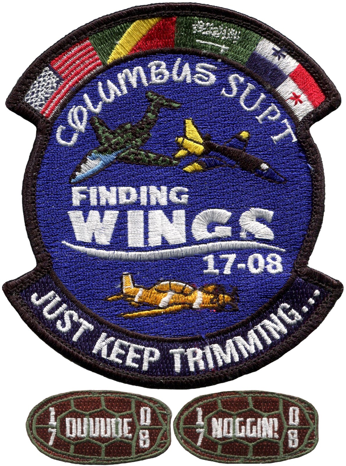 USAF COLUMBUS AFB SPECIALIZED UNDERGRADUATE PILOT TRAINING CLASS 2017-08 PATCHES