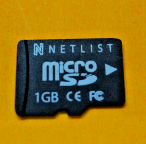 New Netlist NLUS01G20I 1GB Memory MicroSD SD Card 3DTFD