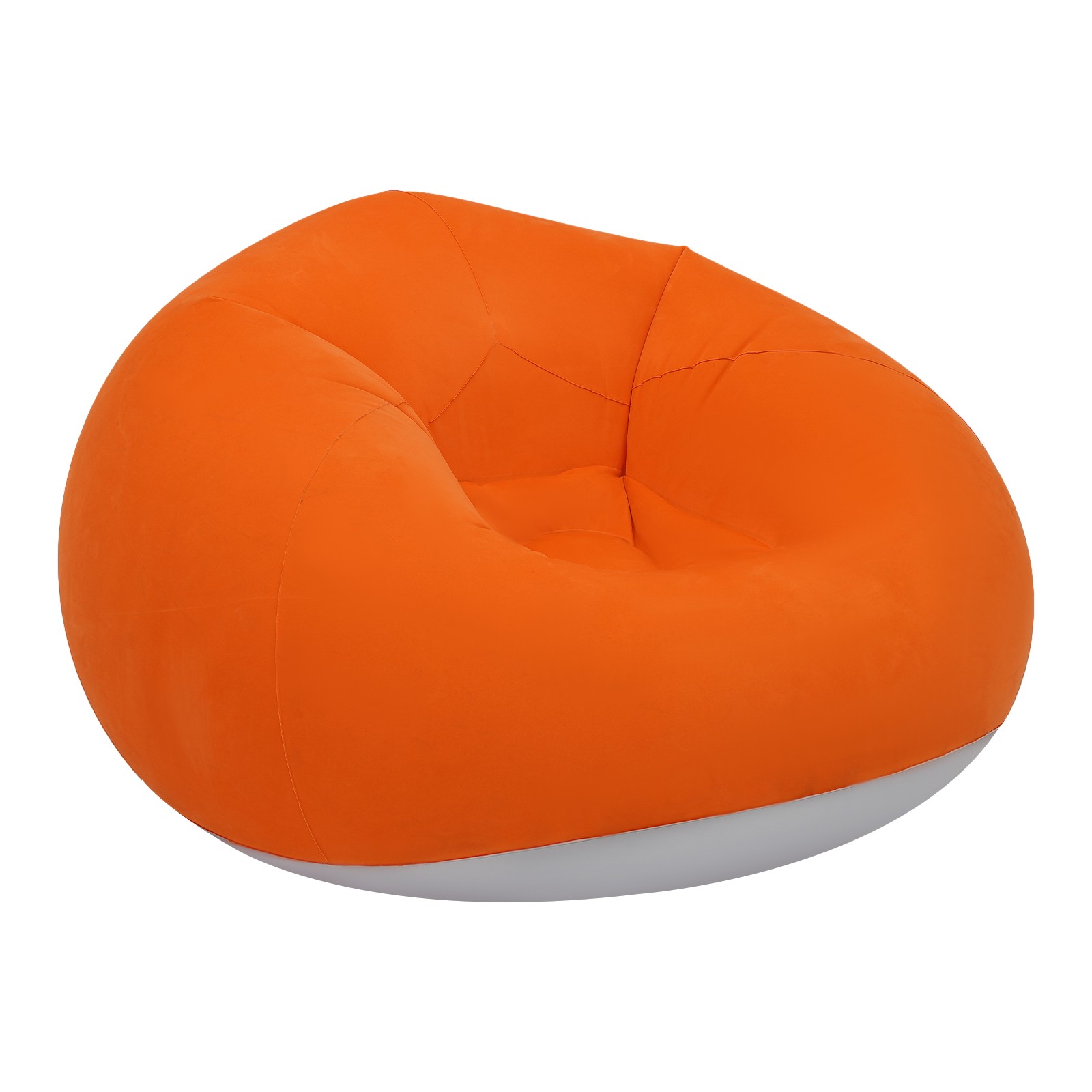 6 Pcs Inflatable Chairs Inflatable Sofa, Portable Inflatable Couch Orange US~