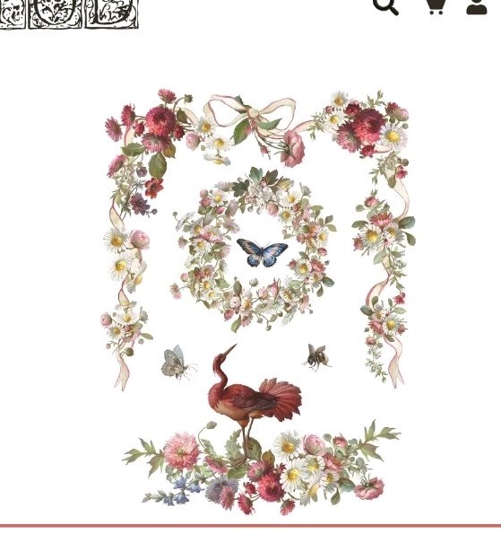 Iron Orchid Designs Transfer Madeline 12x16 Sheets