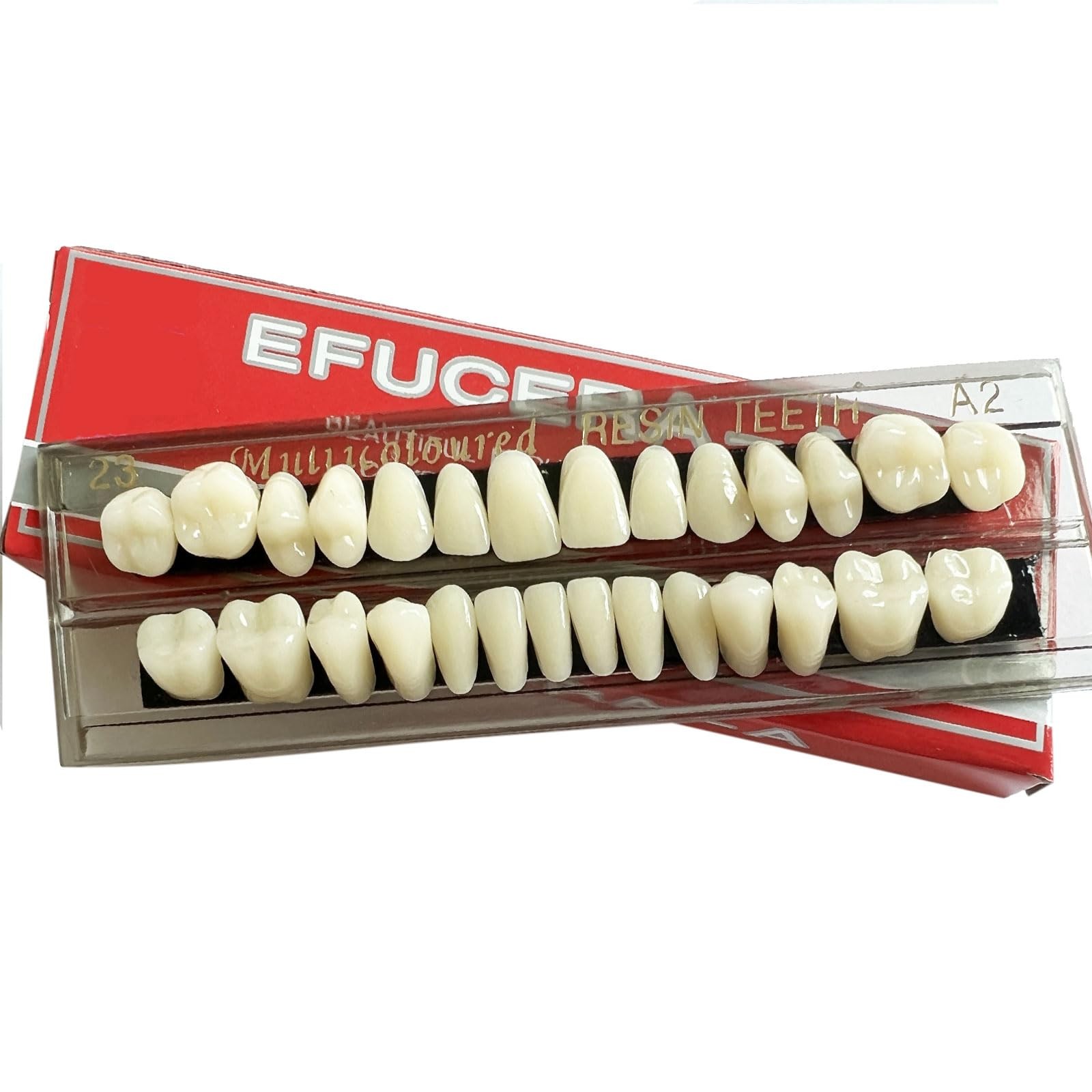56 Pieces False Teeth Acrylic Resin Denture Tooth, Tooth 23 A2