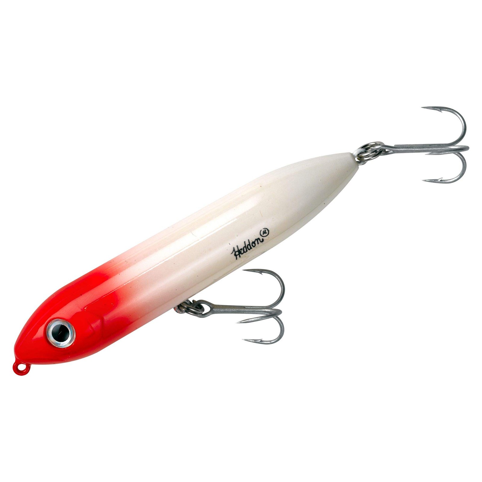Heddon Super Spook Topwater Fishing Lure for Saltwater 3 1/2-Inch, Red Head