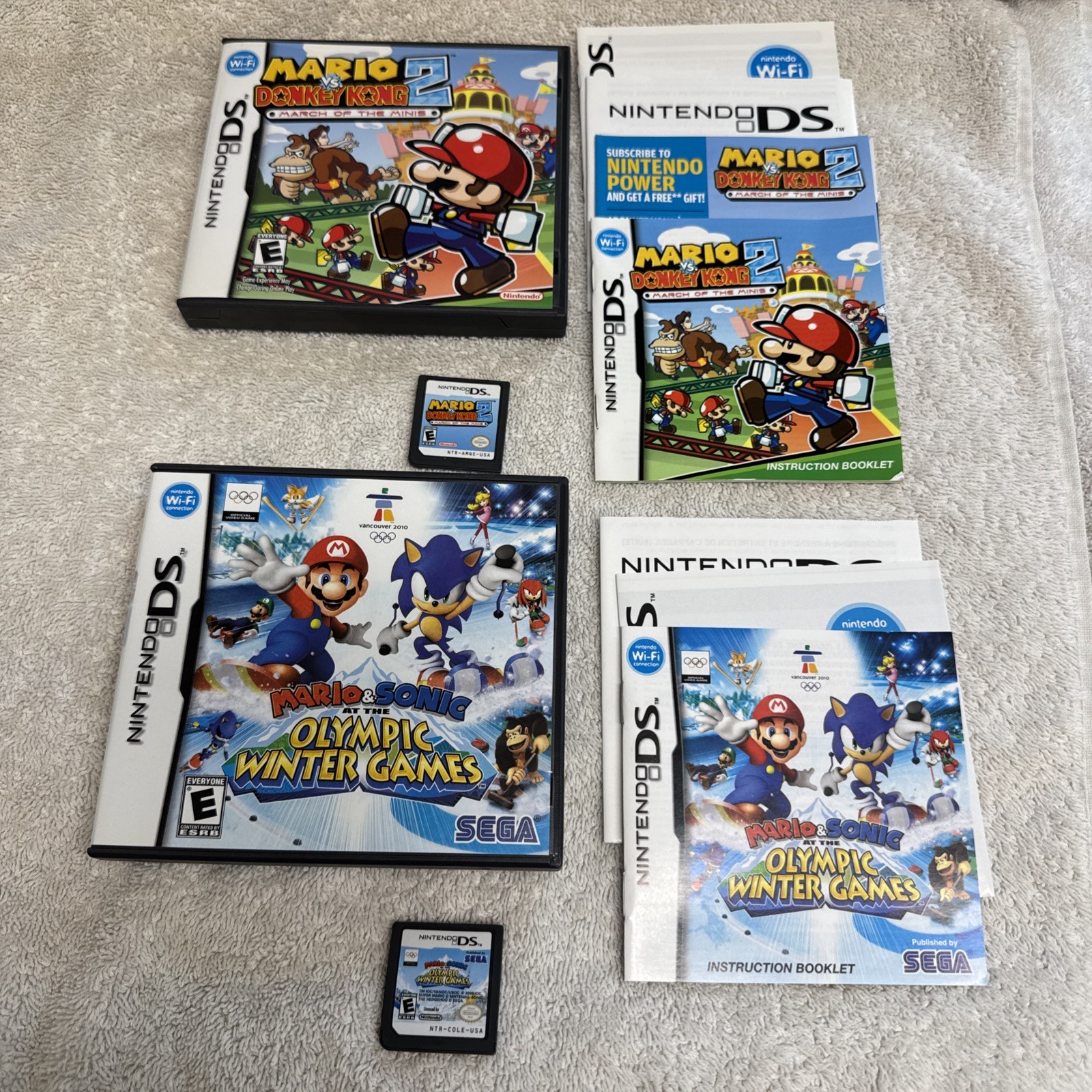 Mario vs. Donkey Kong 2: March Of The Minis & Mario And Sonic Winner Olympics