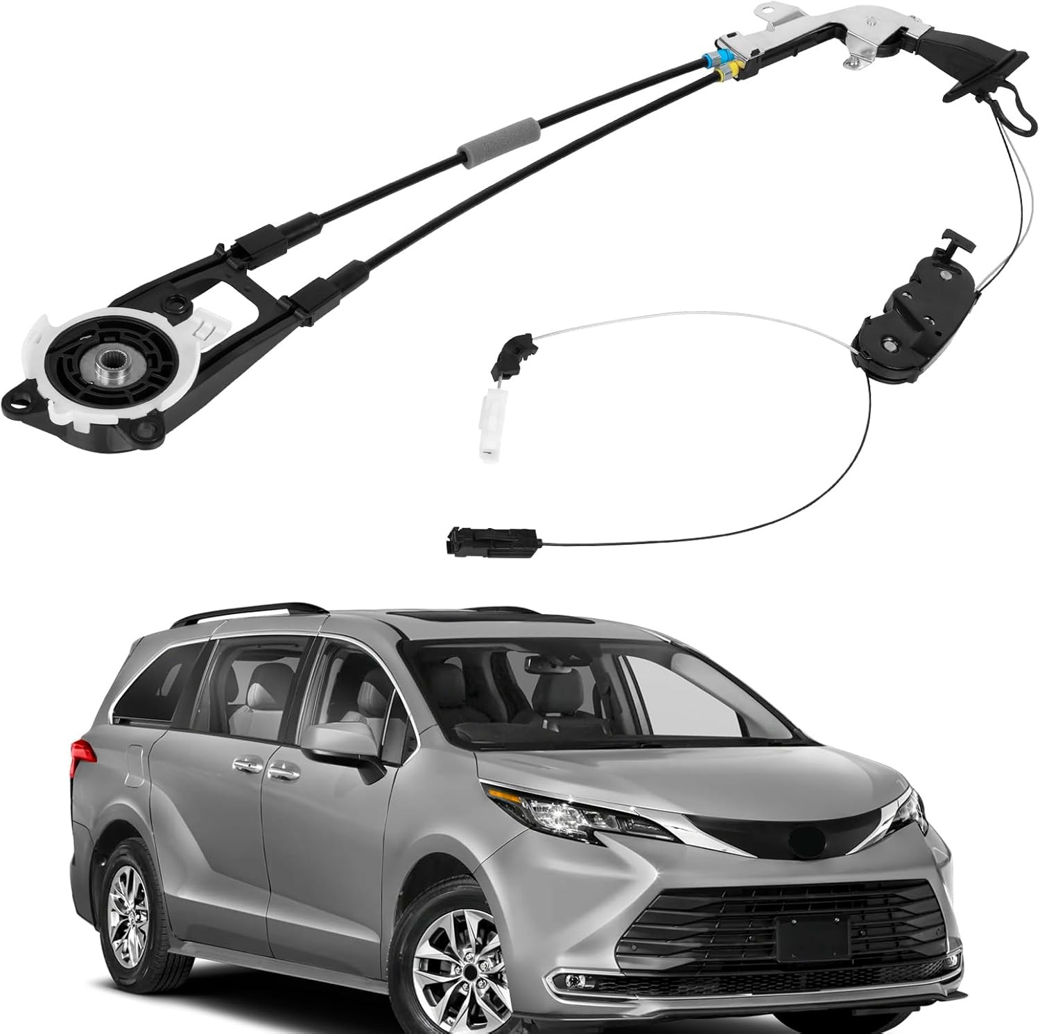 Rear Right Side Power Sliding Door Cable Replacement for Toyota Sienna 2011-2020