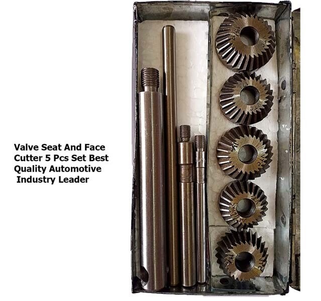 Valve Seat Cutter Set 5 Cutter Carbon Steel Set For Vintage Cars And BIKES