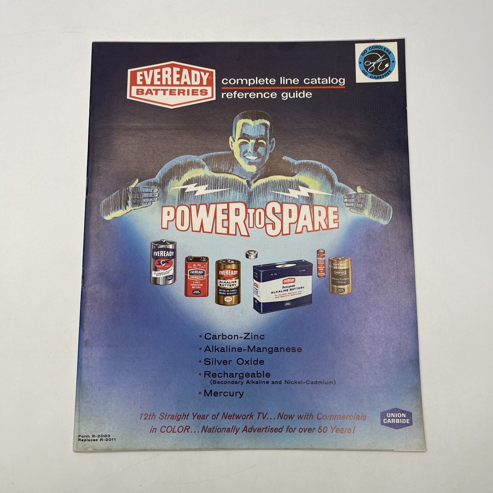 Eveready Batteries Catalog Power To Spare c1960s