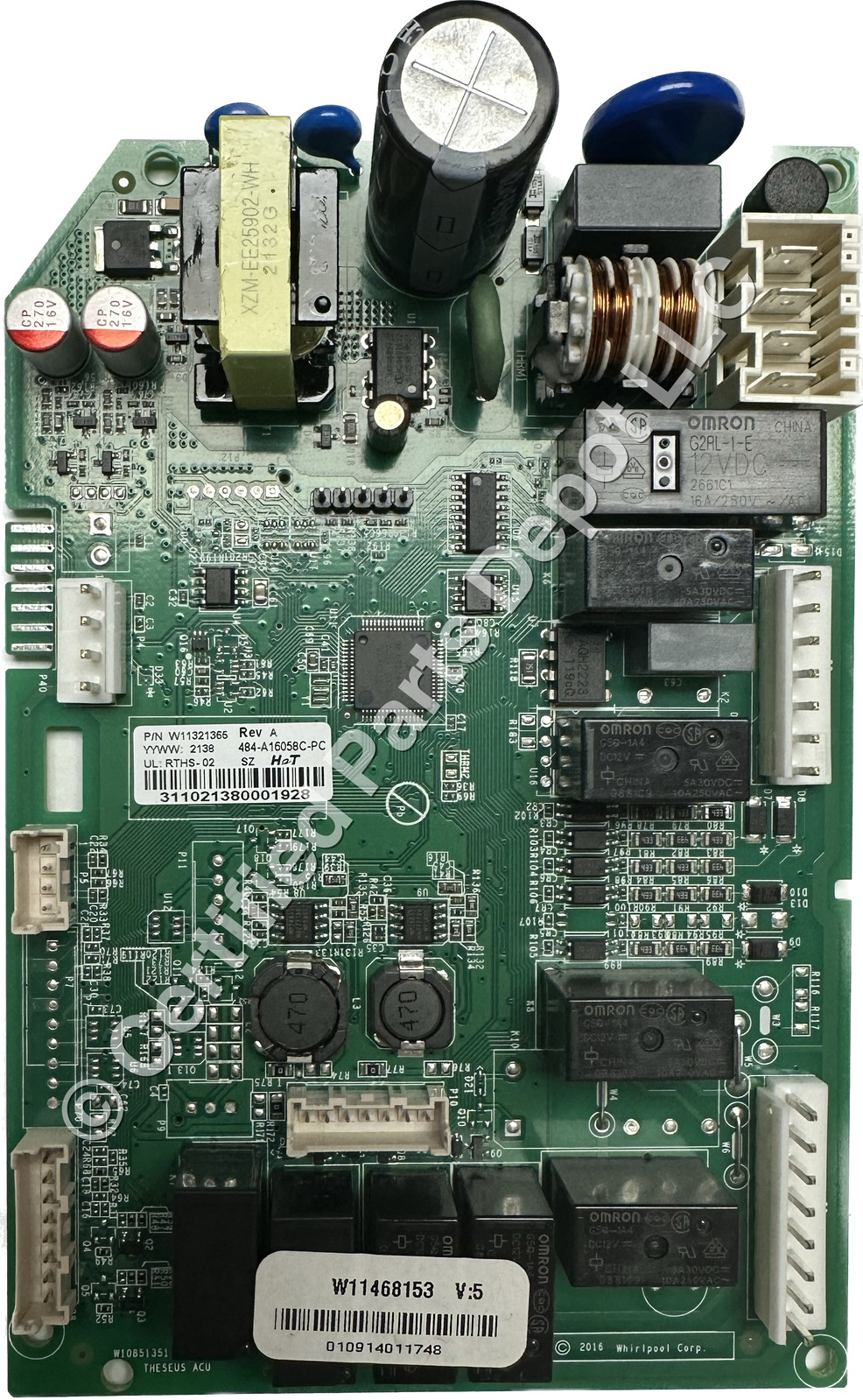 New Genuine OEM Whirlpool Refrigerator Control Board W11556912 / W11321365