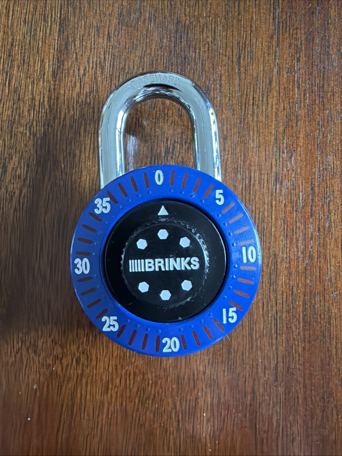 2 Brinks Combination Padlocks with Original Combination Sticker on Back NEW