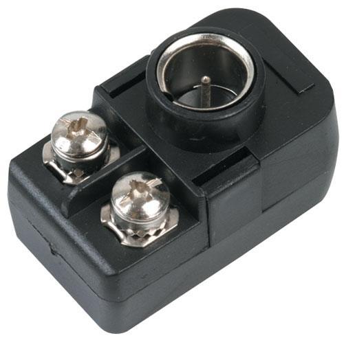 TV F Coax Adapter PUSH ON  Antenna Transformer 300 to 75 Ohm Balanced FM Radio