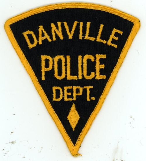 ILLINOIS IL DANVILLE POLICE NICE OLD RARE VINTAGE SHOULDER PATCH SHERIFF