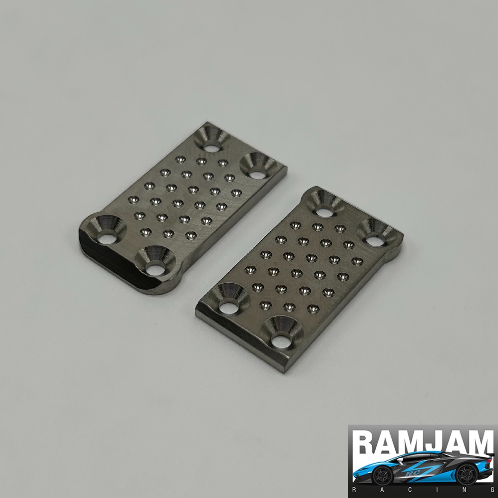 Arrma Grom Titanium Skid Plate Set