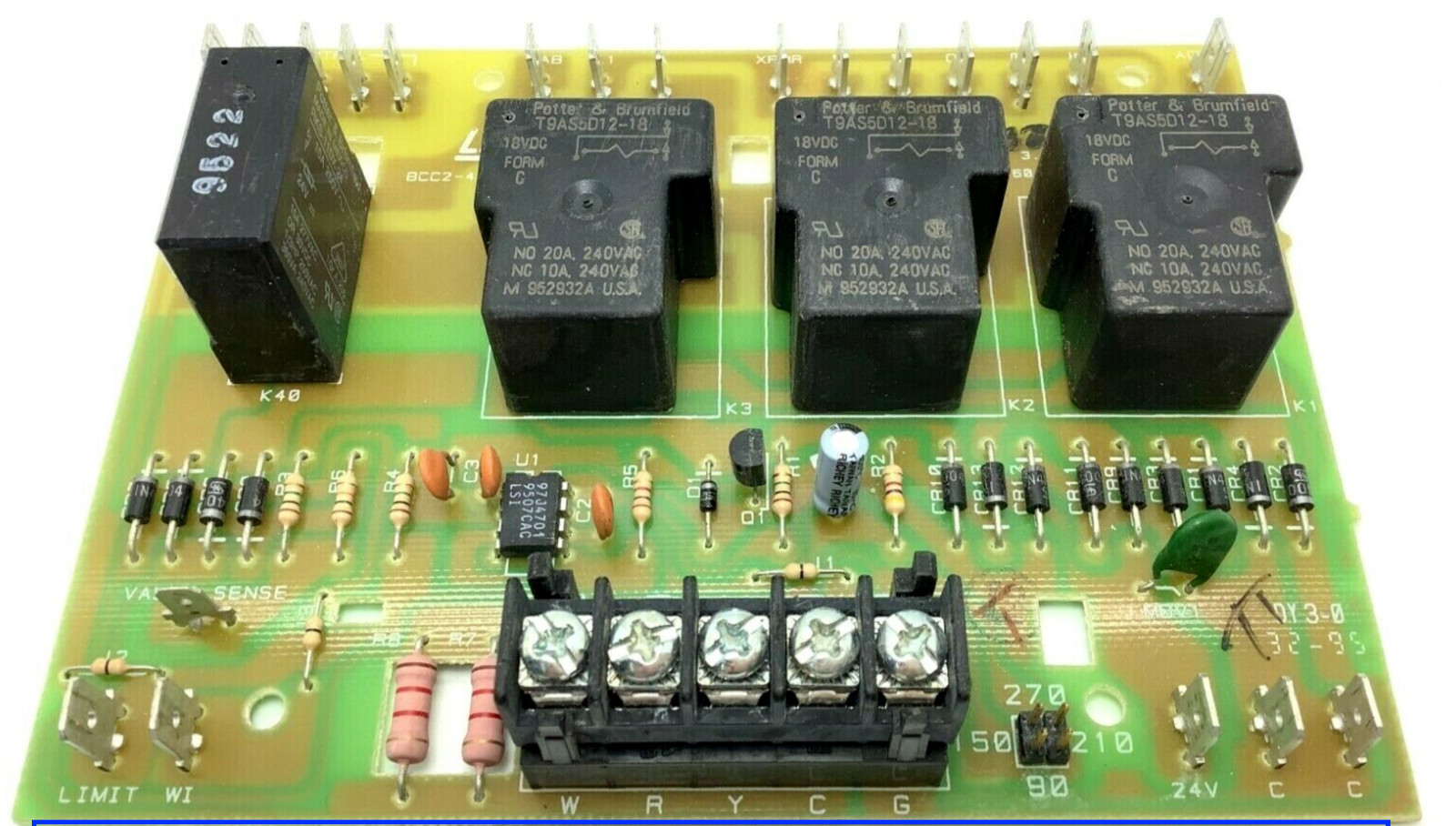 BCC2-4 Furnace control BCC24 board TESTED WORKING GUARANTEED LB-87086A
