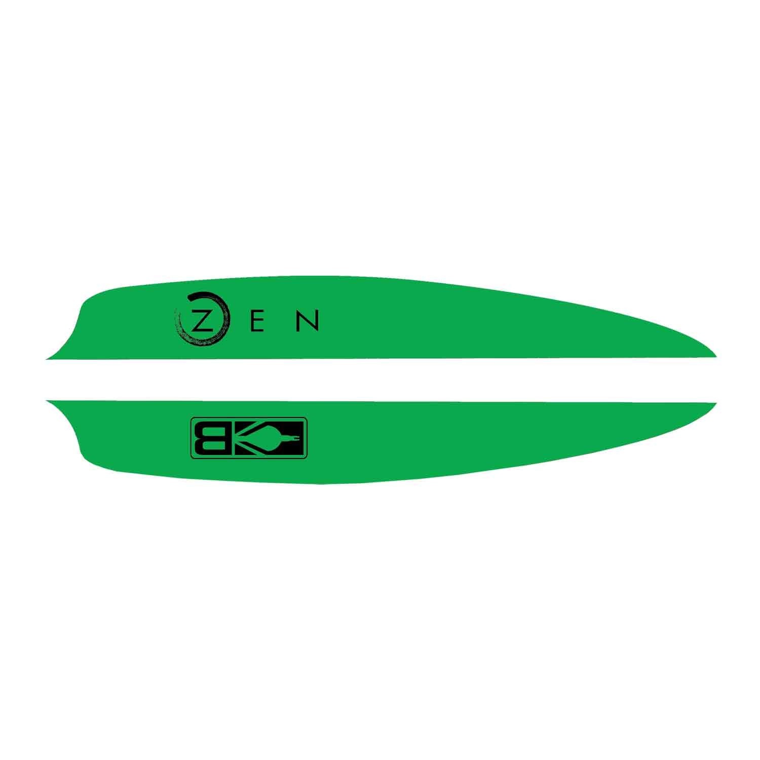 BOHNING ZEN VANE 4" -NEON GREEN- 36 PACK