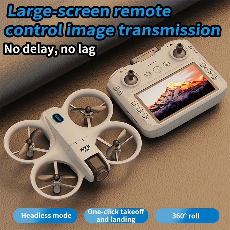 6K GT3 Camera Drone with 4.3" Large Screen Remote, Foldable Quadcopter Gift
