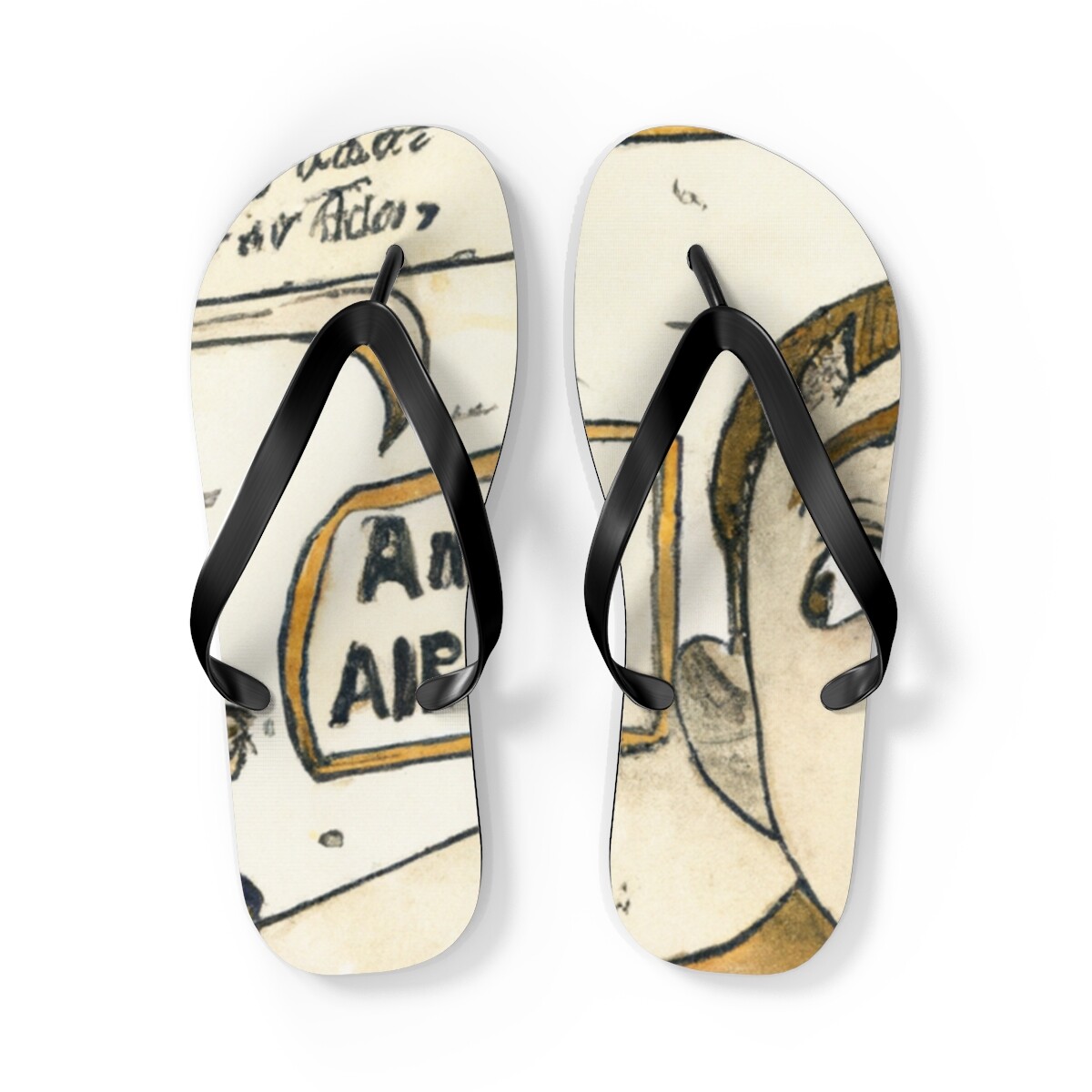 Starburst Supernova - Comics Collector Flip Flop Beach Sandals