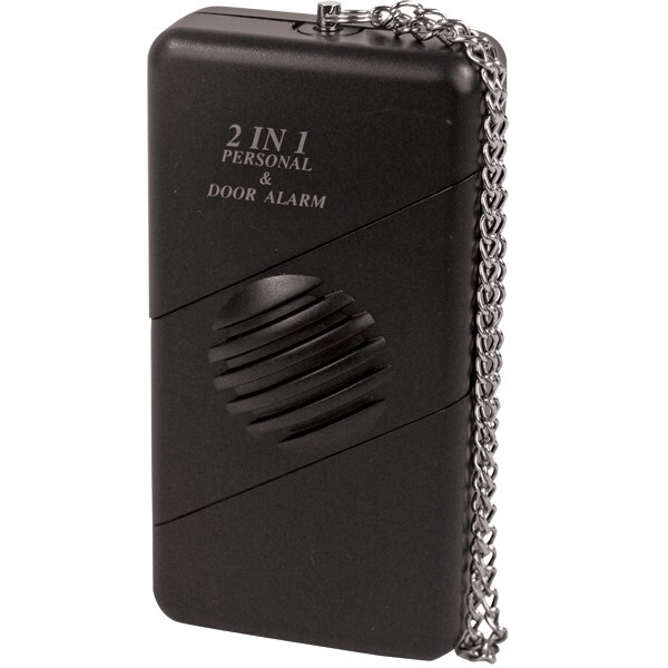 2 in 1 Personal Door Knob Alarm Home Security Burglar Alarm Travel Alarm