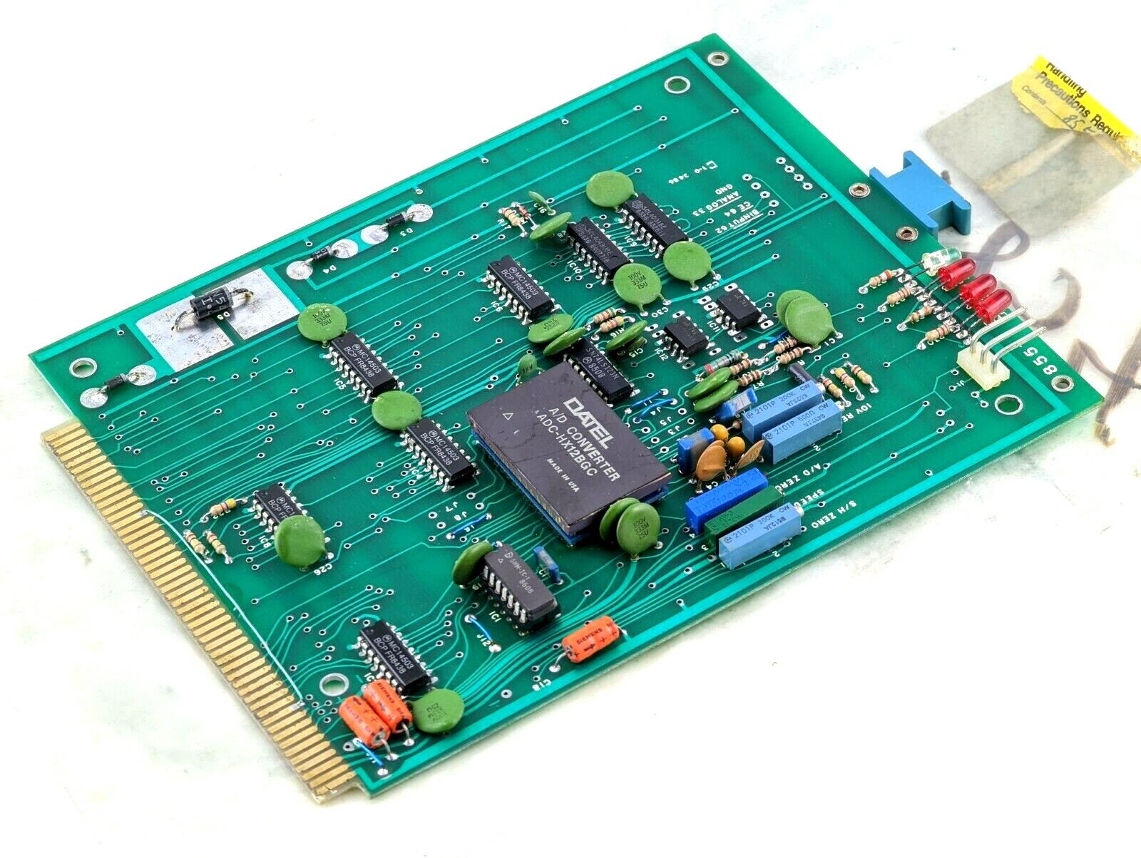 Dynage 02D299B Digital to Analog PCB Board, 8551, ADCHX12BGC