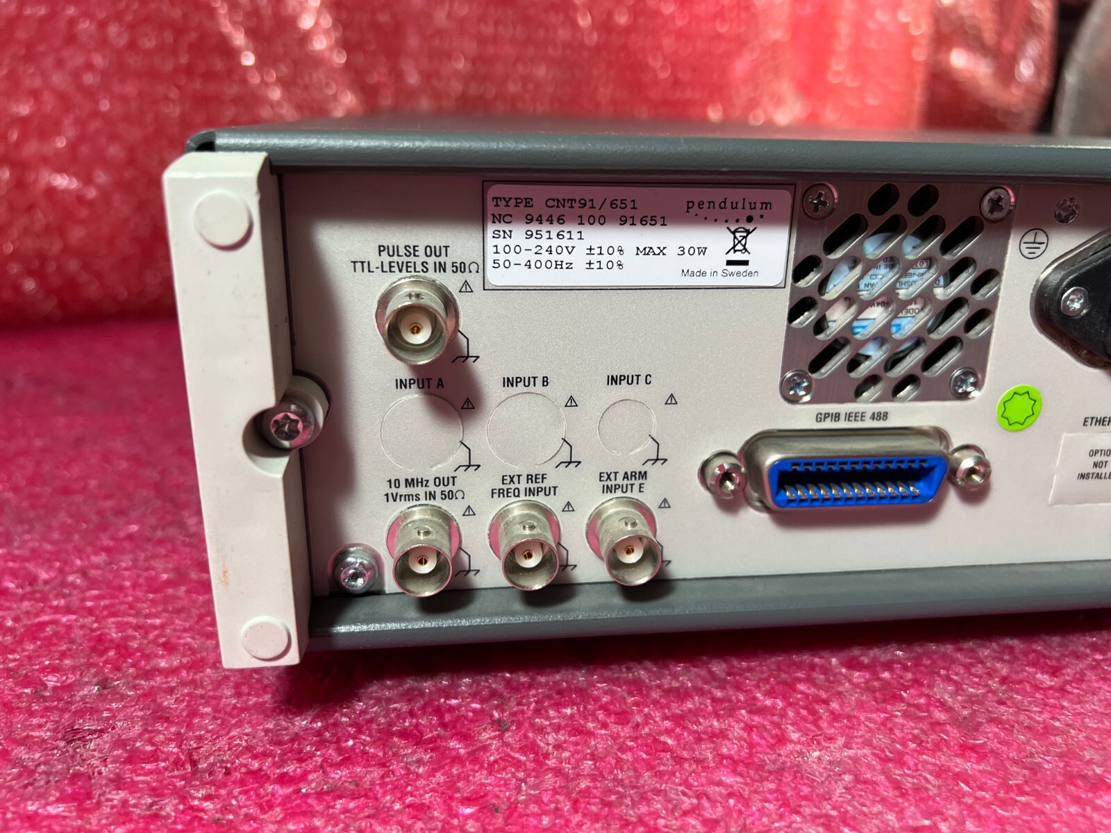Pendulum CNT-91 / 651 TIMER / COUNTER / ANALYZER 50Ps/300MHz