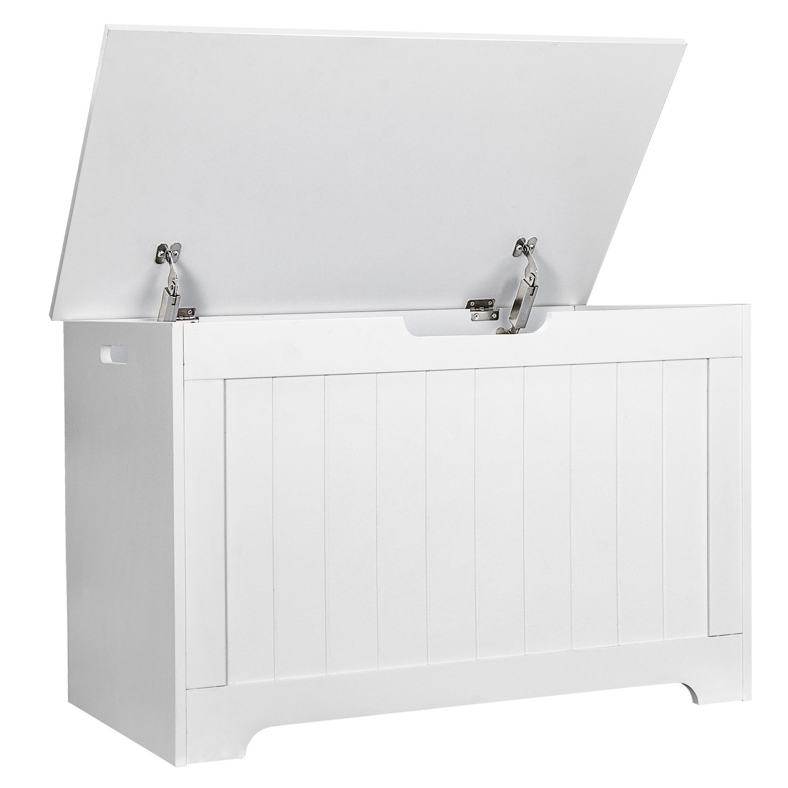 Box Entryway Storage Chest Bench with Safety Hinge Organizer MDF Store Toys