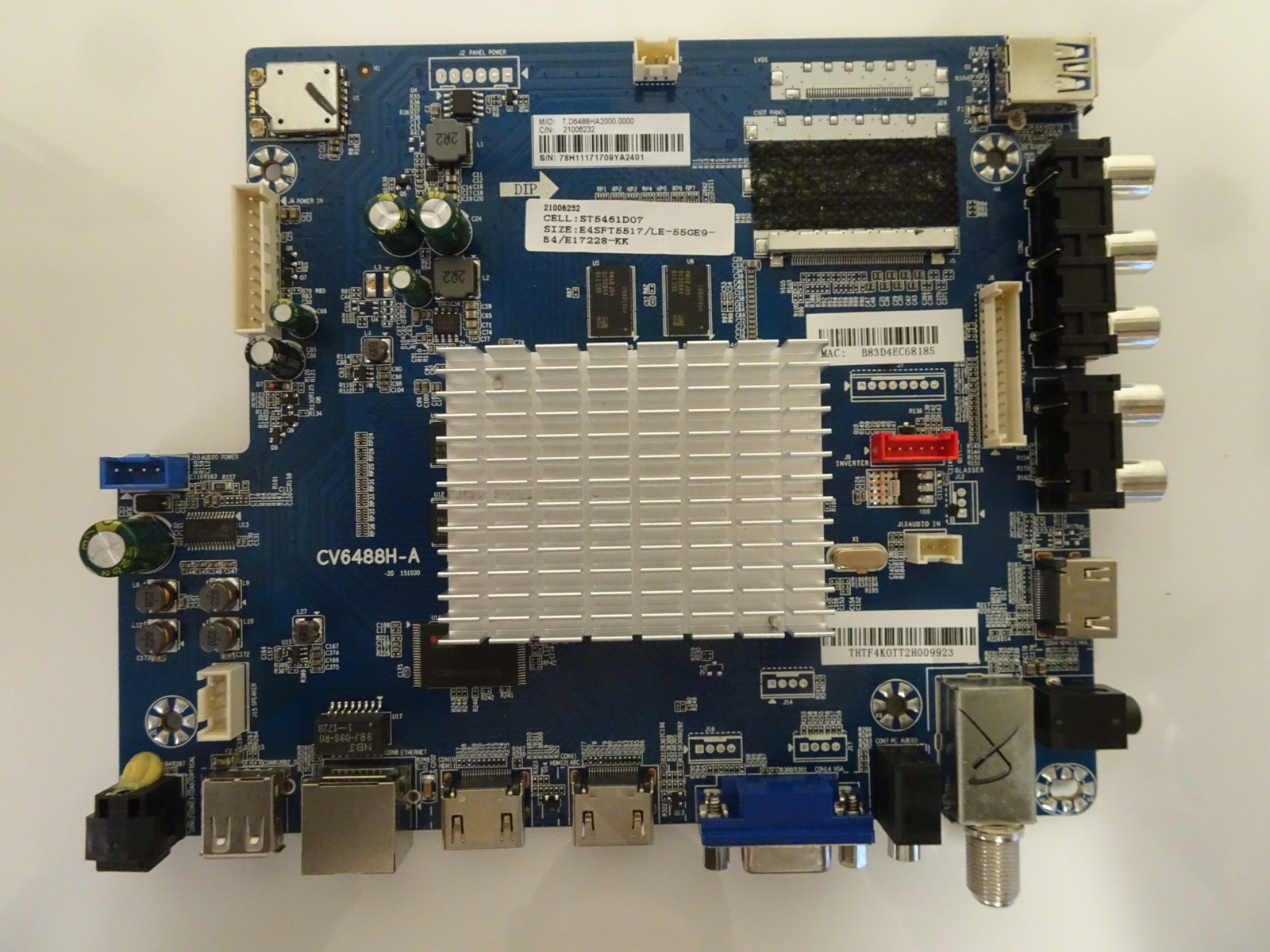 Element E4SFT5517 Main Board (CV6488H-A, 78H1117) E17228-KK