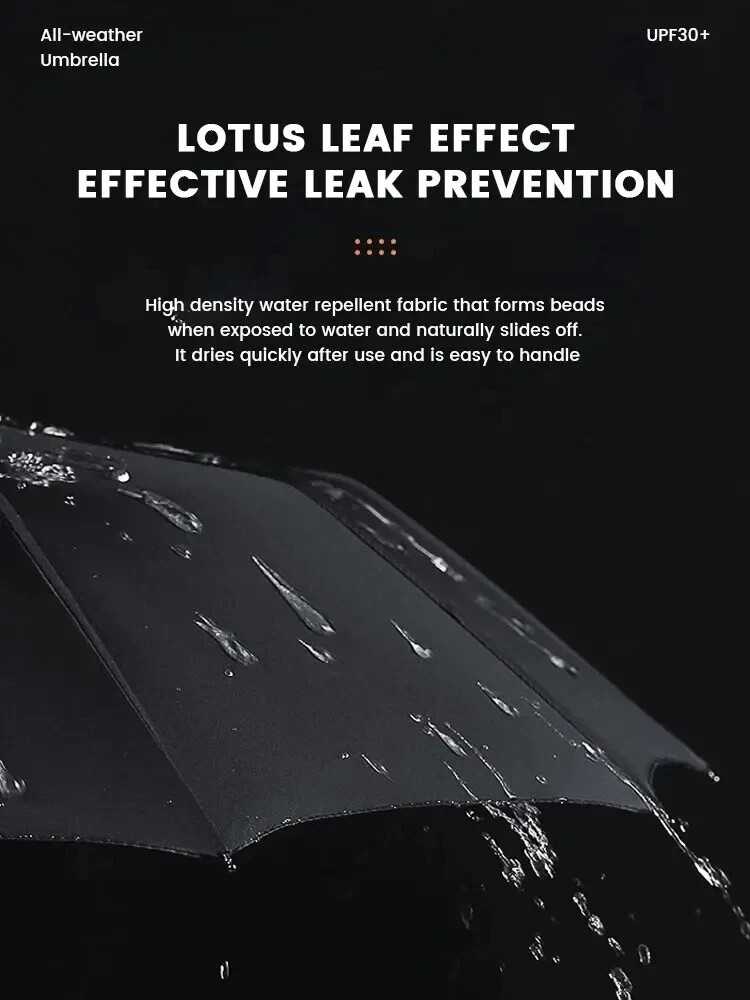 Umbrella windproof folding automatic compact anti-uv auto sun/rain for men.