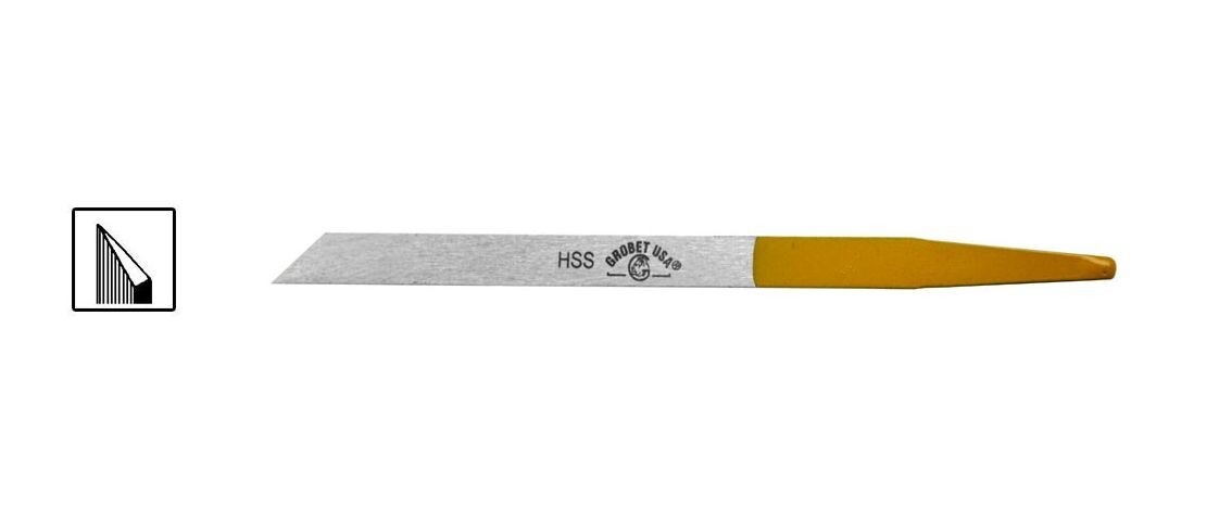 NEW BOX of 6 Grobet 36.300  #0 KNIFE Graver 1.8 MM High Speed Steel