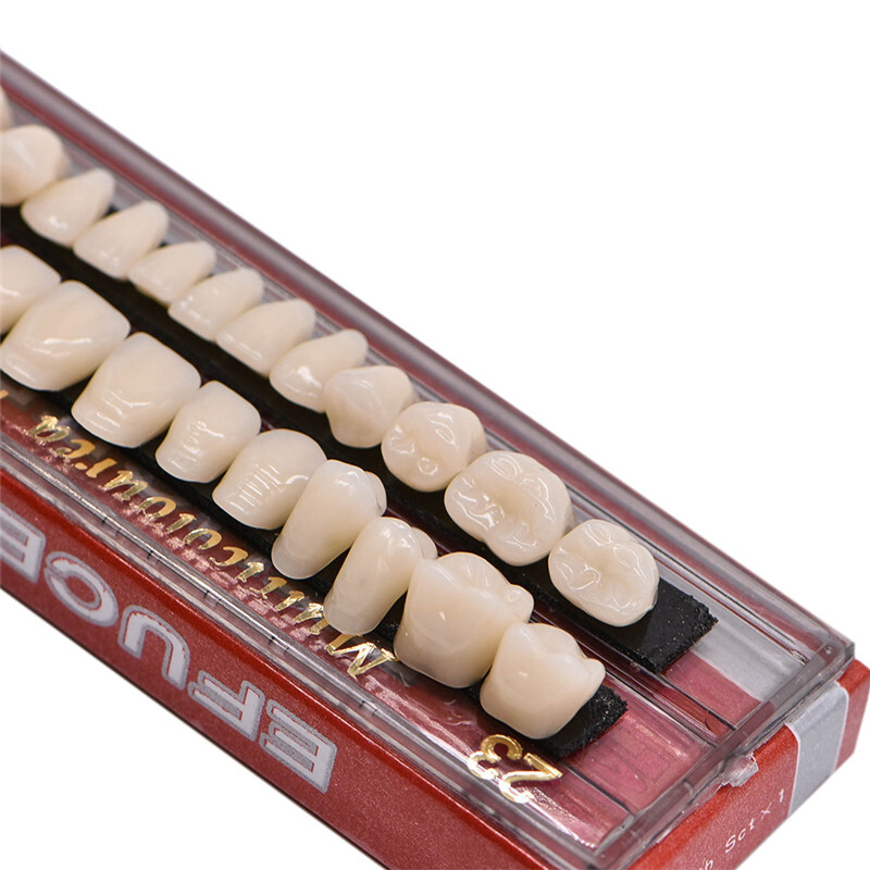 15Sets Acrylic Resin Denture A2 A3 Shade Dental False Teeth Full Set Upper Lower
