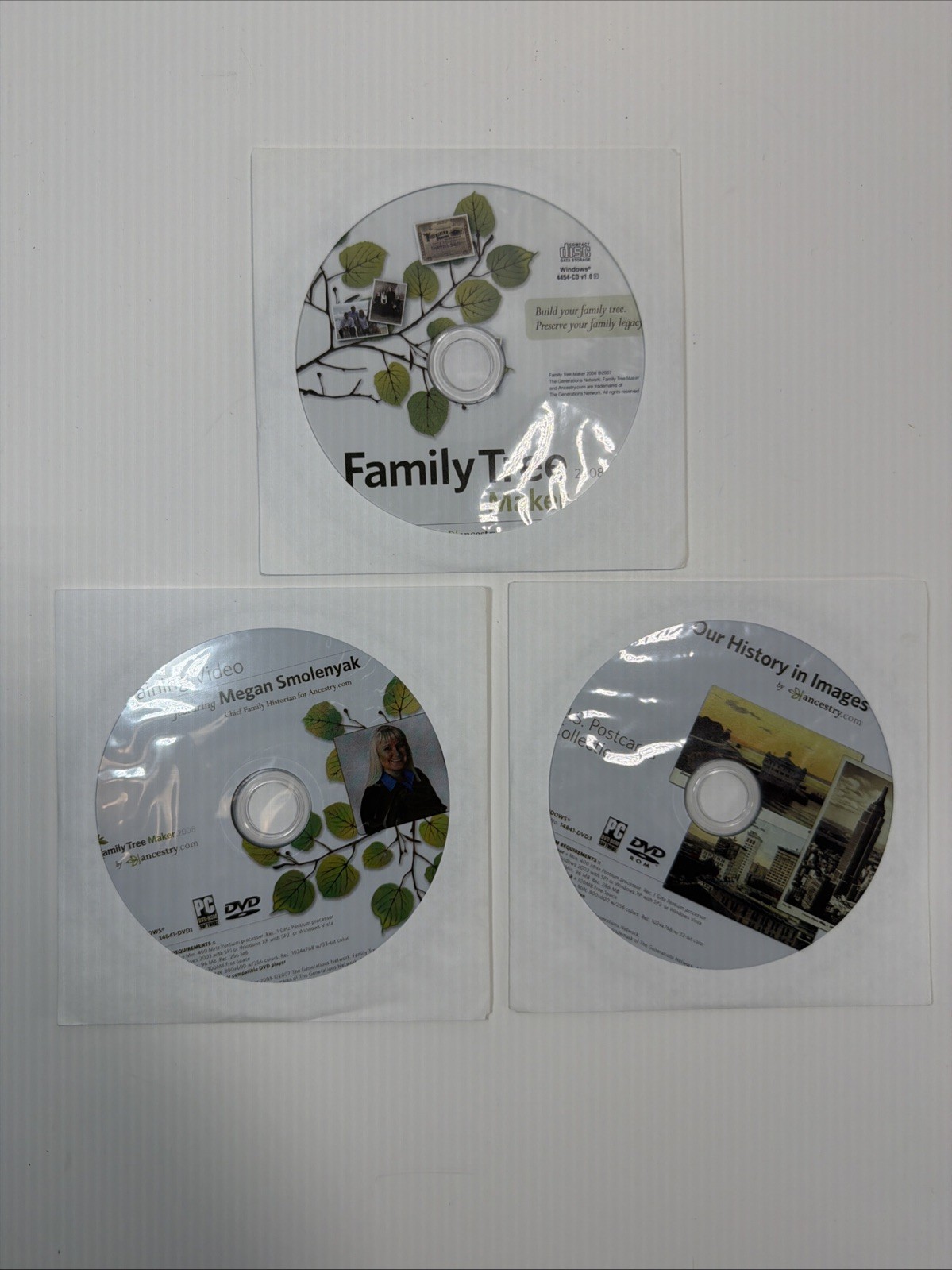 Ancestry Family Tree Maker 2008 for PC Windows Disc Only W/ Training & History