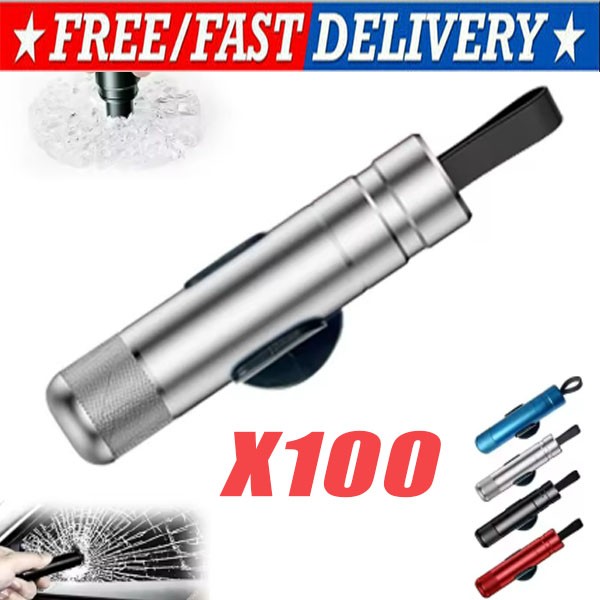 Car Safety Hammer Window Glass Breaker Seat Belt Emergency Escape Cutter Tool