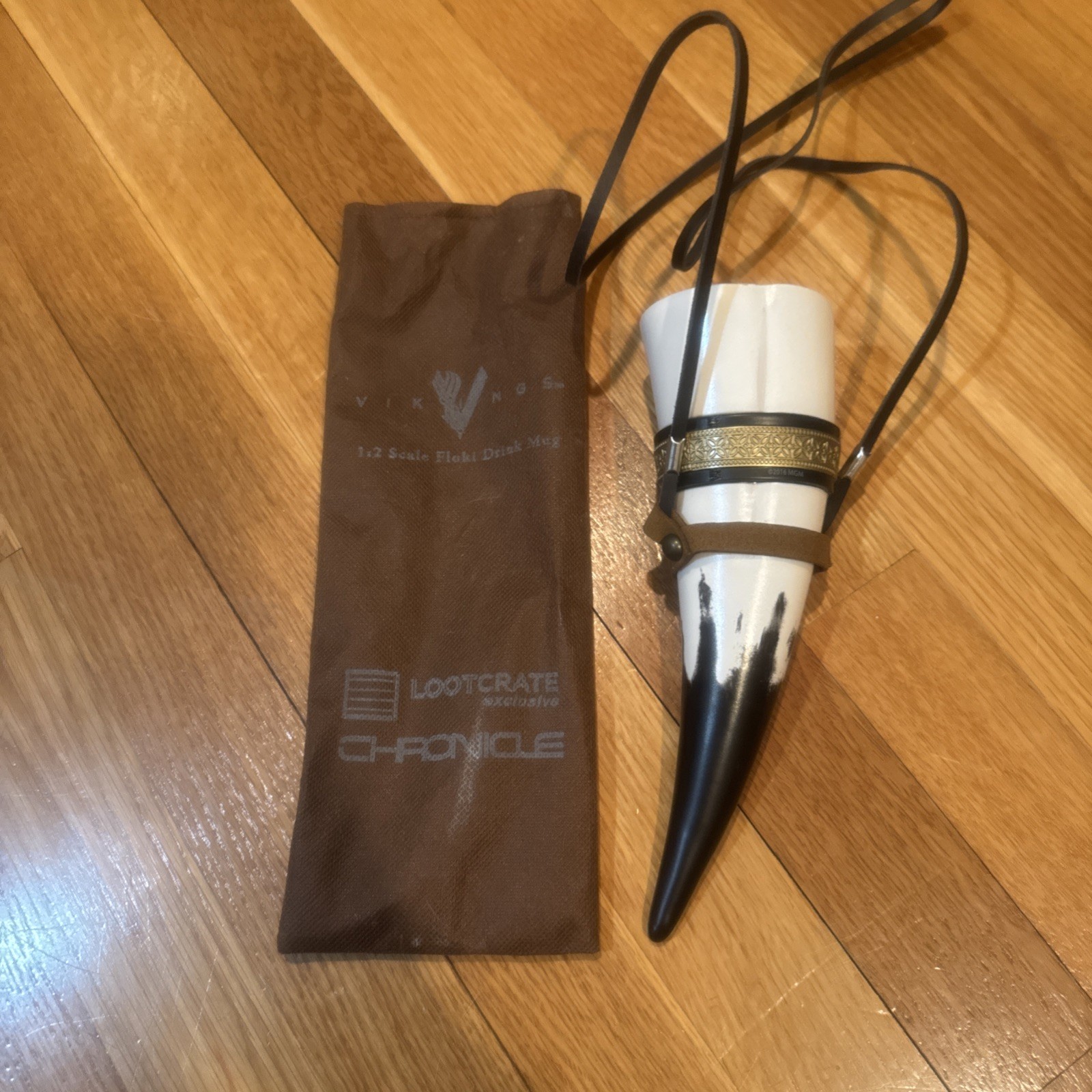 Loot Crate Exclusive Chronicle VIKINGS 1:2 Scale Floki Drink Mug Horn