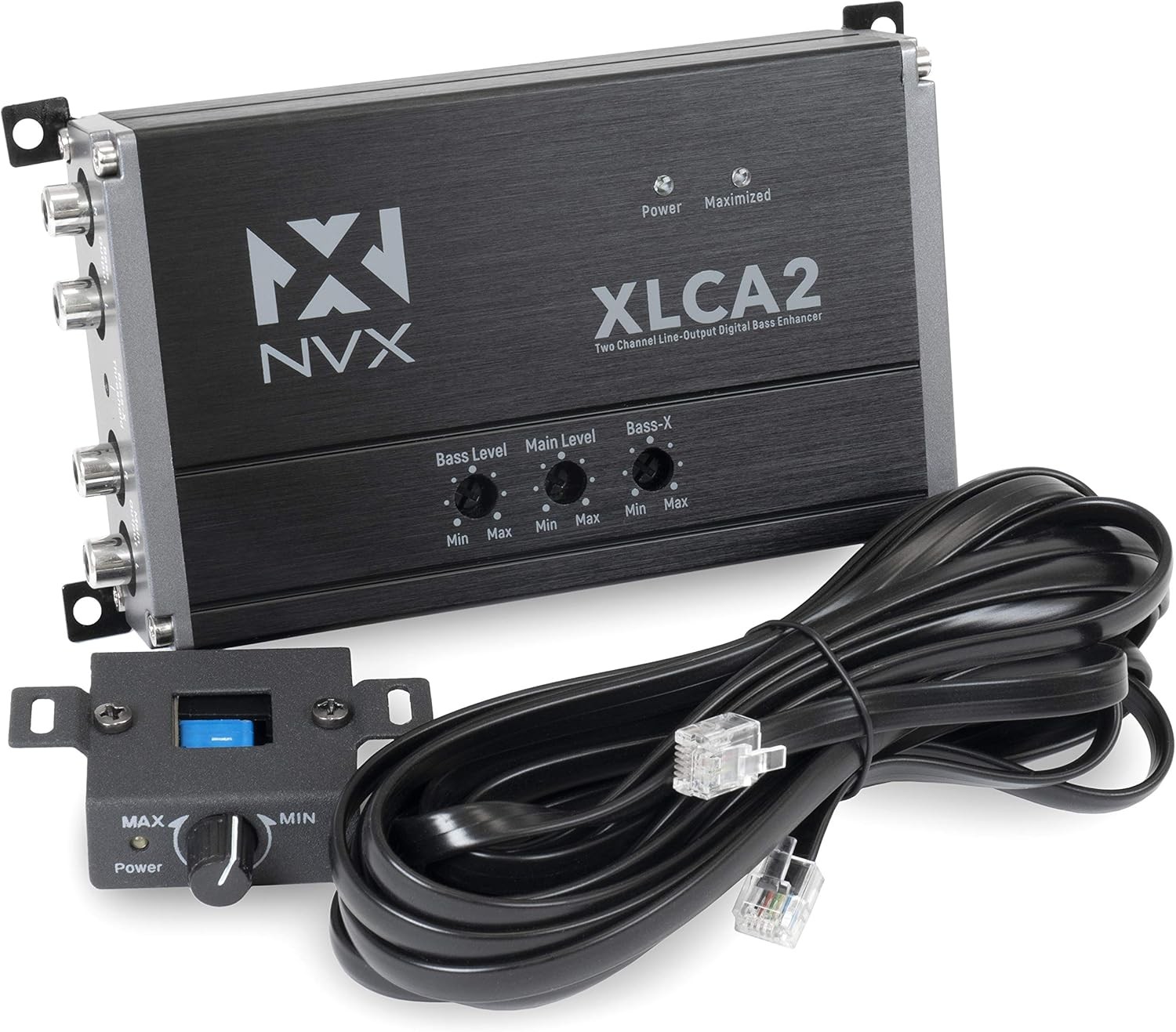 XLCA2 X-Series 2-Channel Line Out Converter Digital Bass Enhancer with xBOOST