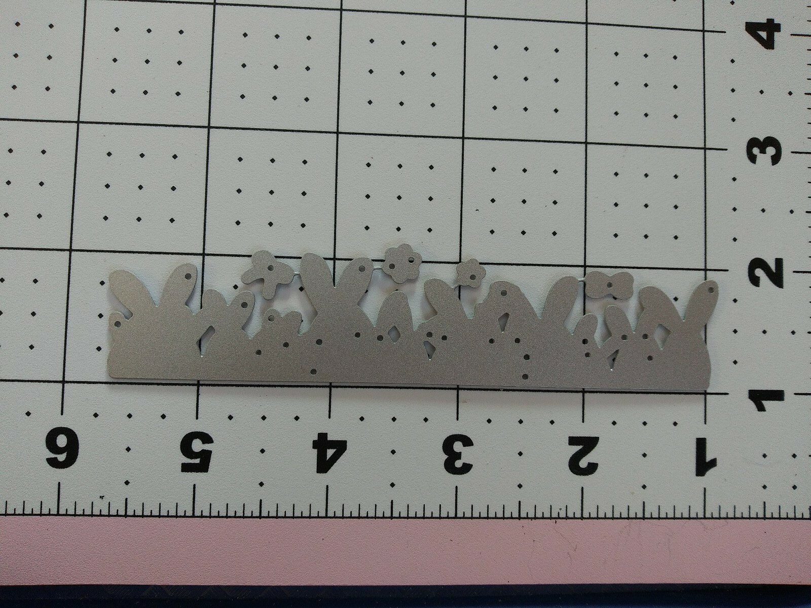 Universal Thin Metal Die Cut Tool Easter Bunny Border ribbon flower chocolate