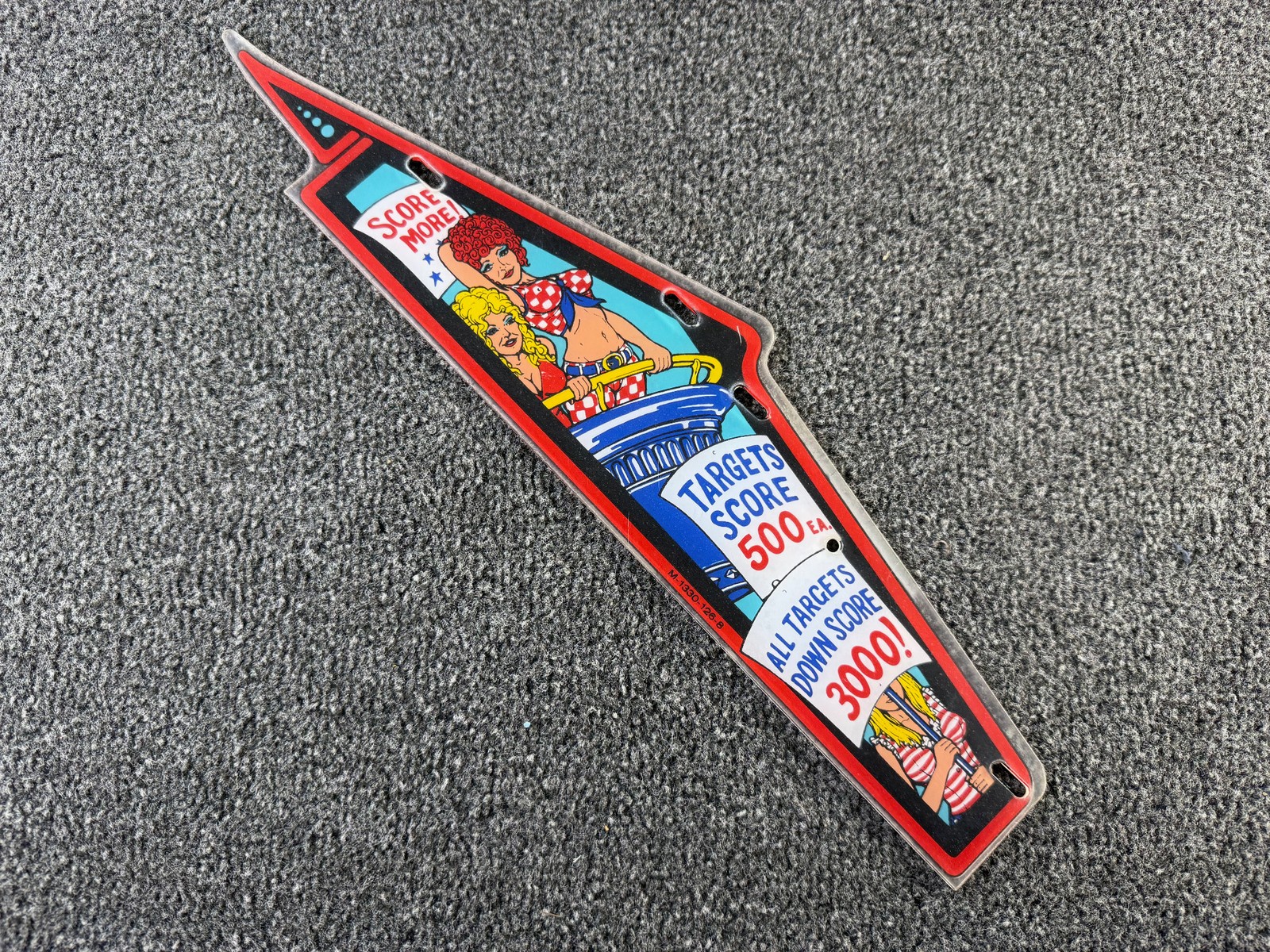Bally Captain Fantastic Pinball Machine Playfield Plastic M-1330-126-8 NEW